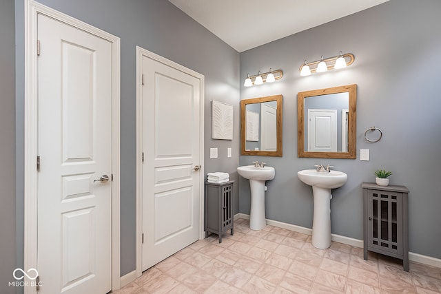 5110 Lilium Dr, Plainfield, IN 46168 - bathroom with a sink and baseboards