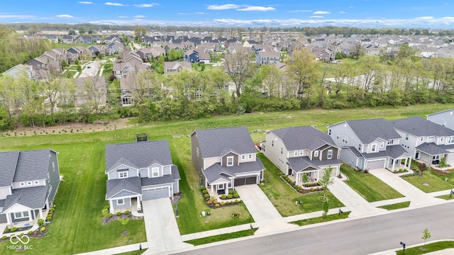 15120 Downham Dr, Fishers, IN 46037 - drone / aerial view with a residential view