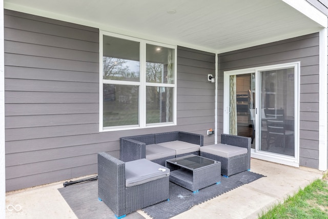 15120 Downham Dr, Fishers, IN 46037 - view of patio featuring an outdoor hangout area