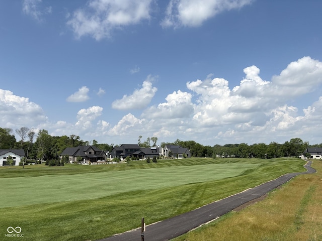 1509 Chatham Rdg Ct, Westfield, IN 46074 - view of community featuring a lawn, golf course view, and a residential view