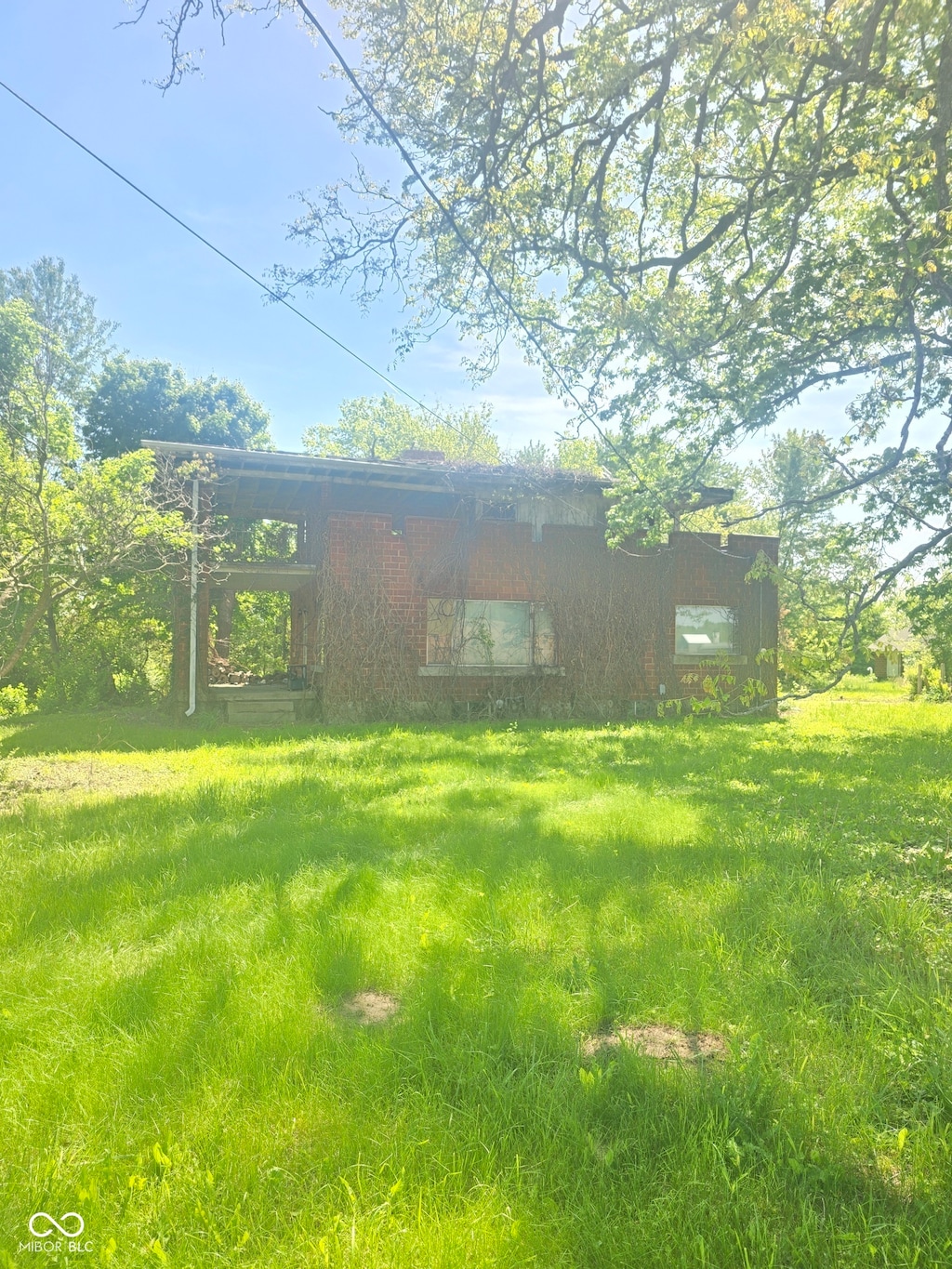 view of back of property