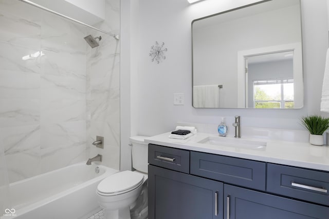 2226 Central Ave, Indianapolis, IN 46205 - full bathroom with shower / bathing tub combination, toilet, and vanity