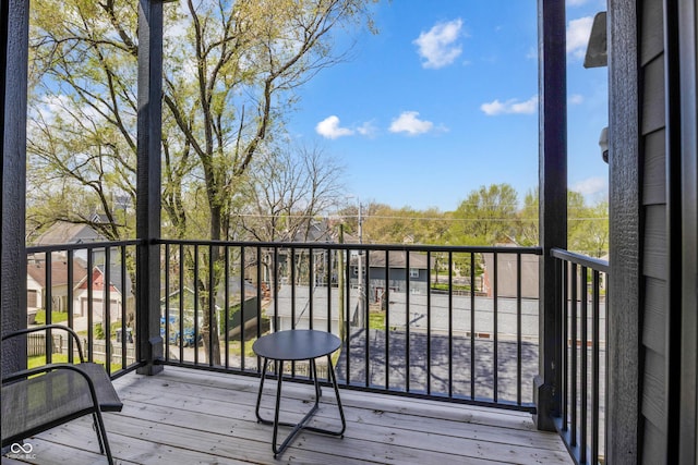 2226 Central Ave, Indianapolis, IN 46205 - view of wooden deck