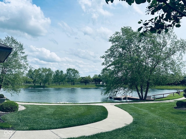 view of water feature