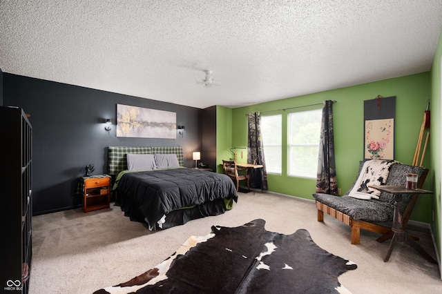 8211 Firefly Way, Indianapolis, IN 46259 - carpeted bedroom with a textured ceiling