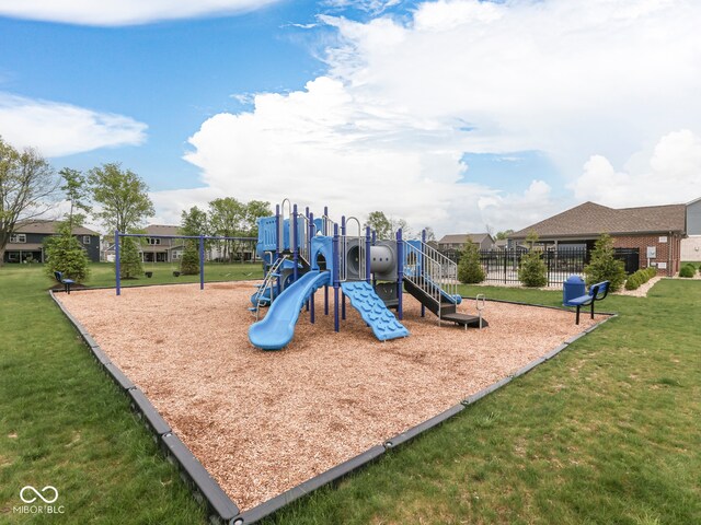 3697 Chalmers Dr, Bargersville, IN 46106 - view of community jungle gym