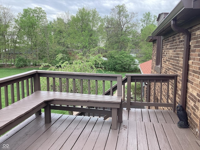 7901 Oaklandon Rd, Indianapolis, IN 46236 - view of wooden terrace