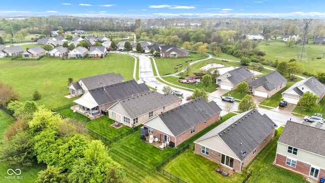 4809 Ozark Ln, Indianapolis, IN 46239 - drone / aerial view featuring a residential view