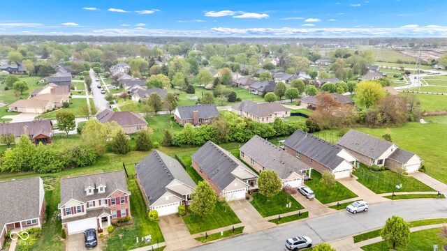 4809 Ozark Ln, Indianapolis, IN 46239 - drone / aerial view with a residential view