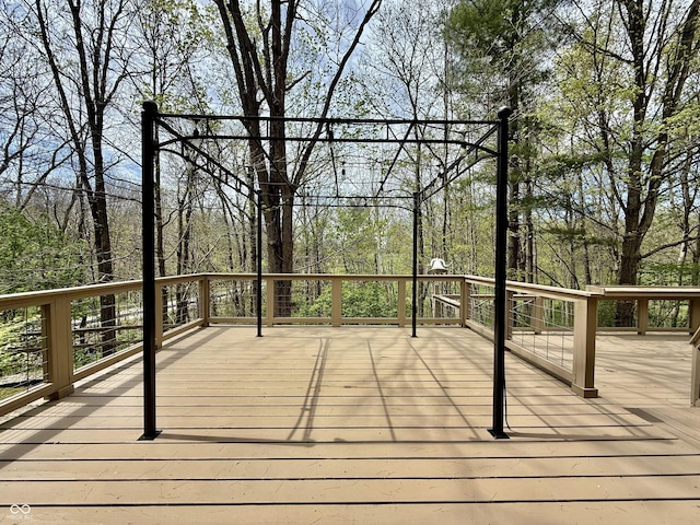 view of deck