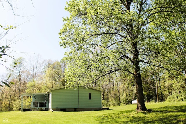 view of yard
