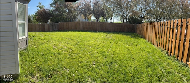11651 Congressional Ln, Indianapolis, IN 46235 - view of yard featuring a fenced backyard