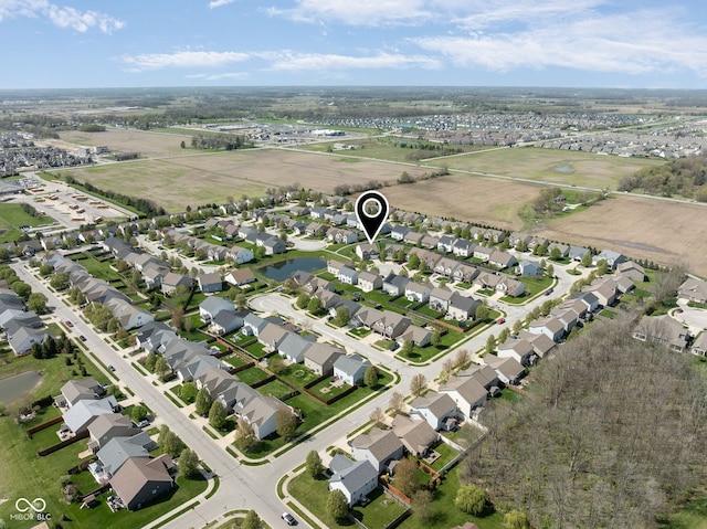 996 Denton Ct, Westfield, IN 46074 - bird's eye view with a residential view
