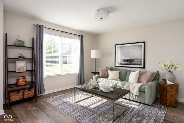 996 Denton Ct, Westfield, IN 46074 - living room with baseboards and wood finished floors