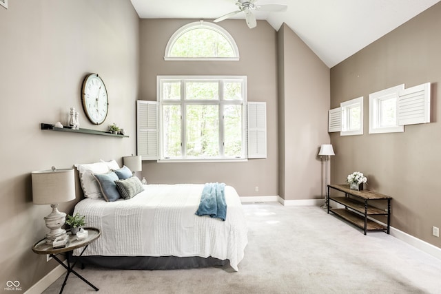 10919 Running Tide Ct, Indianapolis, IN 46236 - carpeted bedroom featuring baseboards and vaulted ceiling