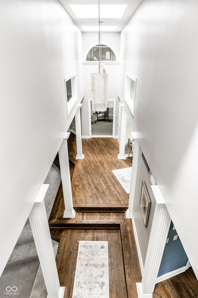 10919 Running Tide Ct, Indianapolis, IN 46236 - foyer featuring wood finished floors and baseboards