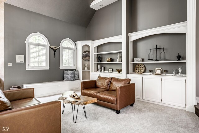 10919 Running Tide Ct, Indianapolis, IN 46236 - living room with light colored carpet and high vaulted ceiling