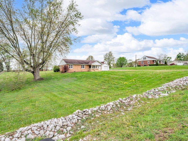 view of yard