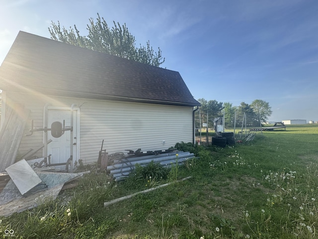 3008 N Michigan Rd, Shelbyville, IN 46176 - rear view of house with a yard