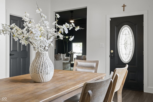 629 N Keystone Ave, Indianapolis, IN 46201 - dining room featuring wood finished floors