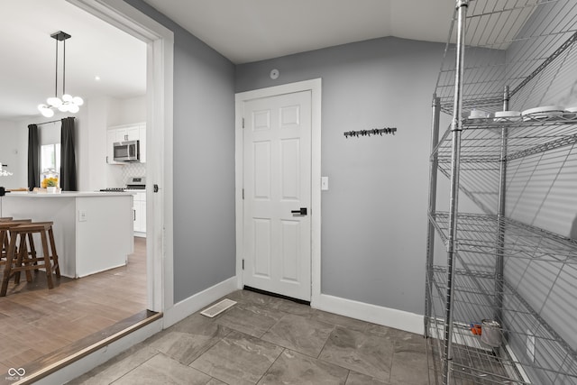629 N Keystone Ave, Indianapolis, IN 46201 - foyer with baseboards