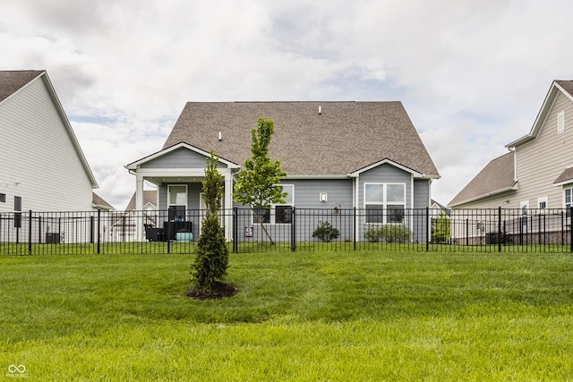 14878 Anees Ln, Fishers, IN 46040 - rear view of property with roof with shingles