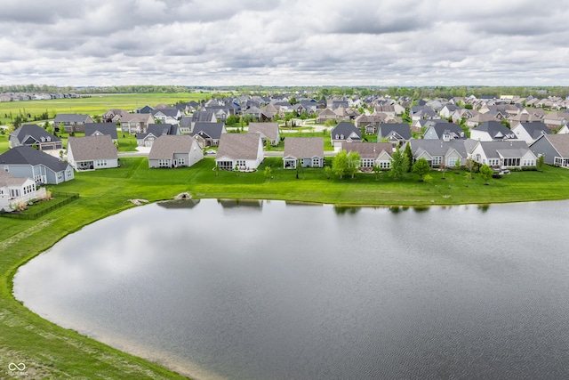 14878 Anees Ln, Fishers, IN 46040 - aerial perspective of suburban area with a nearby body of water