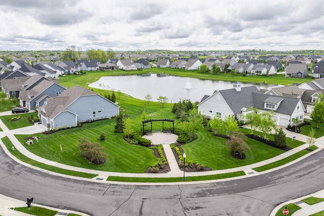 14878 Anees Ln, Fishers, IN 46040 - aerial perspective of suburban area with a nearby body of water