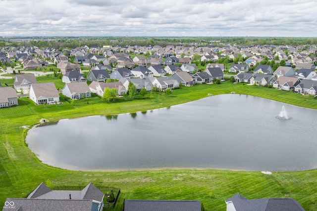 14878 Anees Ln, Fishers, IN 46040 - aerial perspective of suburban area with a large body of water