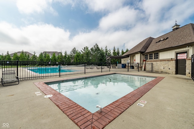 14878 Anees Ln, Fishers, IN 46040 - community pool with a patio