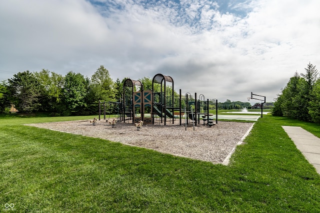 14878 Anees Ln, Fishers, IN 46040 - community jungle gym with a lawn