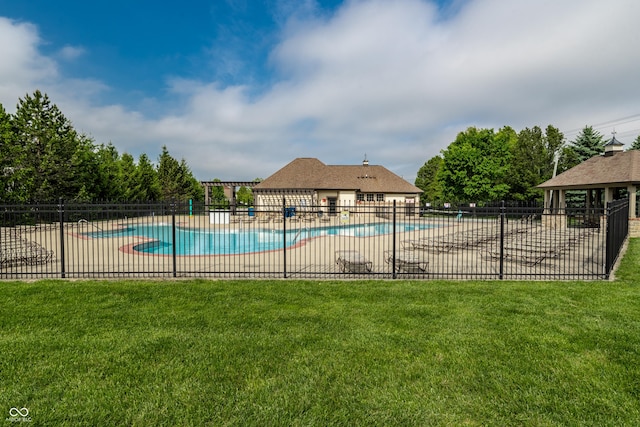 14878 Anees Ln, Fishers, IN 46040 - community pool featuring a patio area