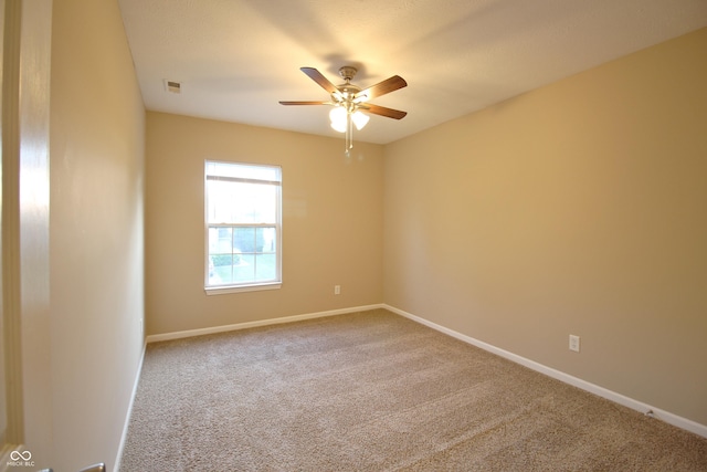 6634 Frankenberger Dr, Indianapolis, IN 46237 - unfurnished room featuring ceiling fan and carpet