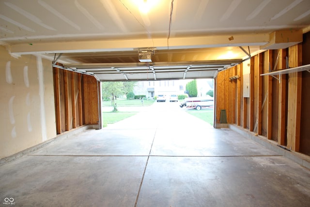 6634 Frankenberger Dr, Indianapolis, IN 46237 - garage with a garage door opener