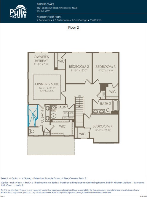 6871 Seabiscuit Rd, Whitestown, IN 46075 - view of room layout