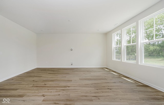 6871 Seabiscuit Rd, Whitestown, IN 46075 - spare room with plenty of natural light and light wood-style flooring