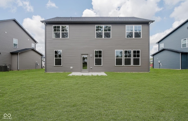 6871 Seabiscuit Rd, Whitestown, IN 46075 - back of property with a yard and a patio