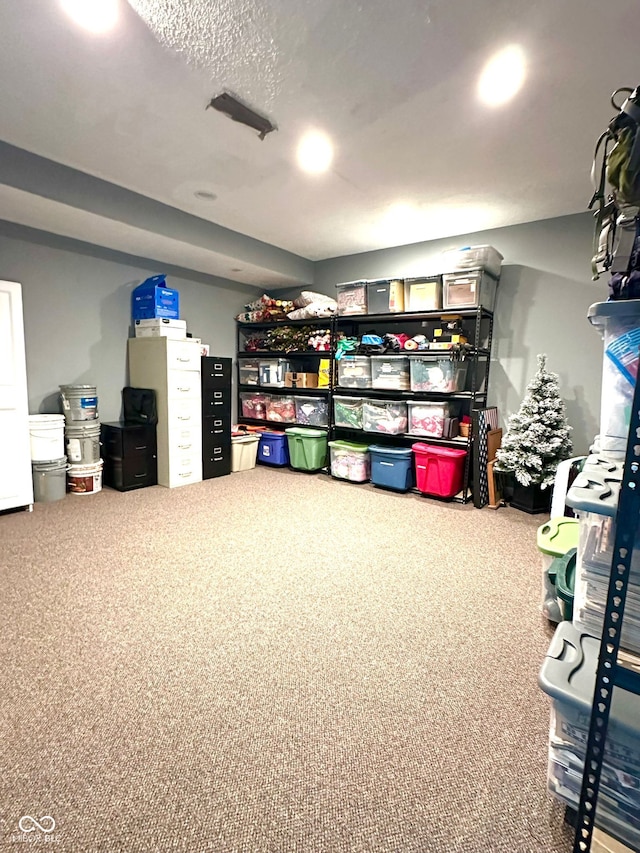 view of storage