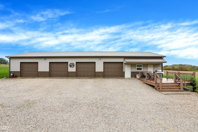 1630 N 400 W, Bargersville, IN 46106 - detached garage with driveway