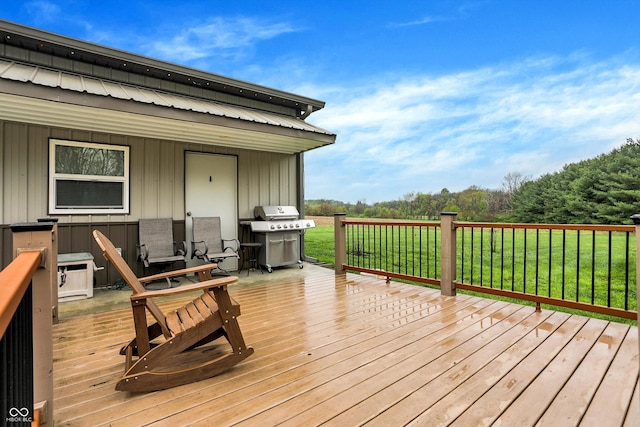 1630 N 400 W, Bargersville, IN 46106 - wooden deck featuring grilling area