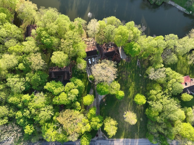 aerial view with a view of trees