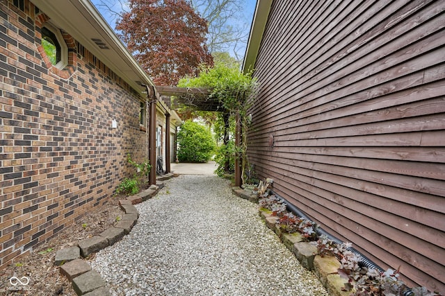 view of side of property