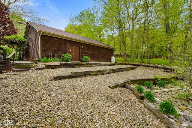 view of side of property