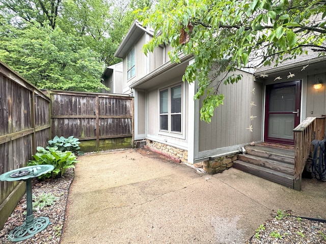 4212 Foxglove Trce, Indianapolis, IN 46237 - view of side of property featuring a fenced backyard and a patio area