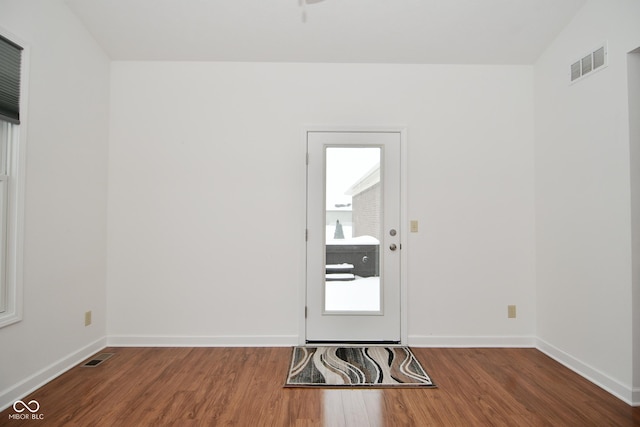 1623 W Stoneybrook Ln, Crawfordsville, IN 47933 - unfurnished room with wood finished floors and baseboards