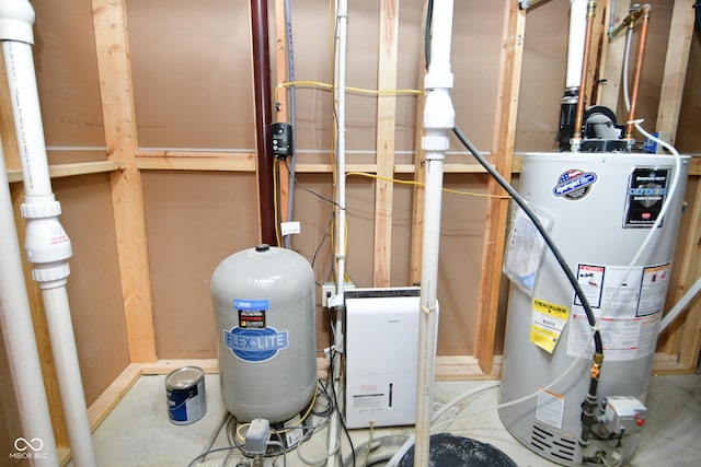 1623 W Stoneybrook Ln, Crawfordsville, IN 47933 - utility room featuring water heater