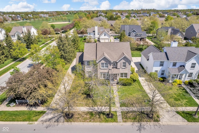15329 Smithfield Dr, Westfield, IN 46074 - aerial view with a residential view
