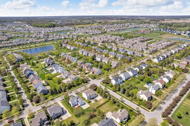 15329 Smithfield Dr, Westfield, IN 46074 - drone / aerial view featuring a residential view and a water view