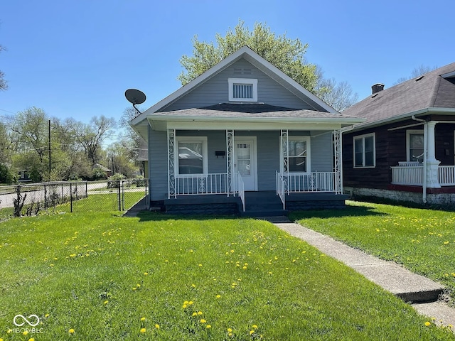 1401 W 34th St, Indianapolis, IN 46208 - view of front of home featuring a porch and a gate