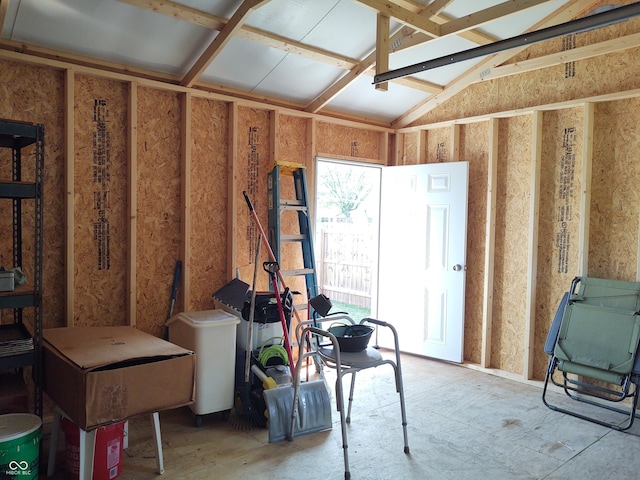 2630 Wedgewood Dr, Columbus, IN 47203 - misc room featuring vaulted ceiling